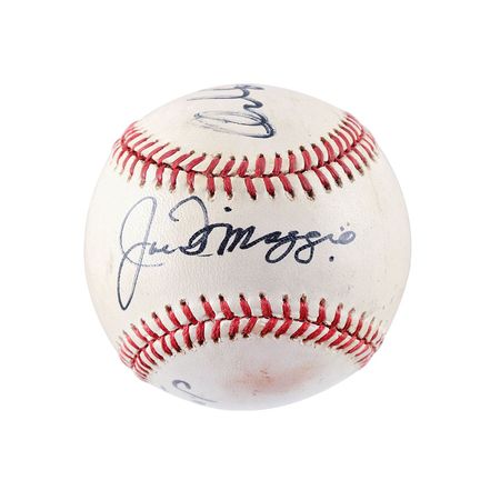 Lot #872 Baseball Hall of Famers Baseball - Image 1