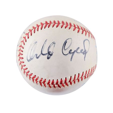 Lot #872 Baseball Hall of Famers Baseball - Image 2