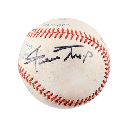 Lot #872 Baseball Hall of Famers Baseball - Image 3
