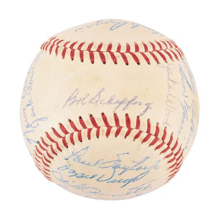 Lot #885 Detroit Tigers: 1961 Baseball - Image 1