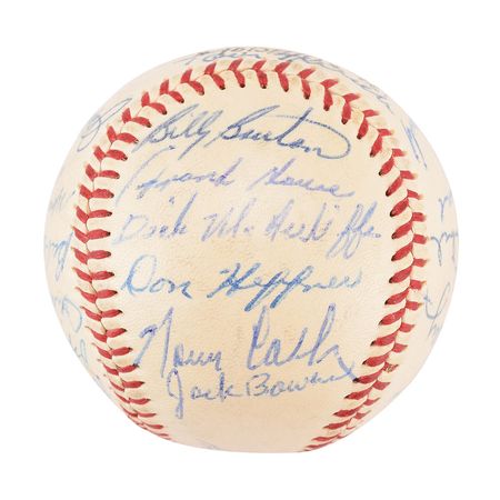 Lot #885 Detroit Tigers: 1961 Baseball - Image 2