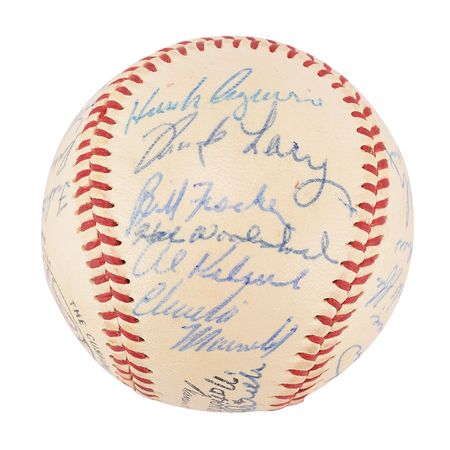 Lot #885 Detroit Tigers: 1961 Baseball - Image 4