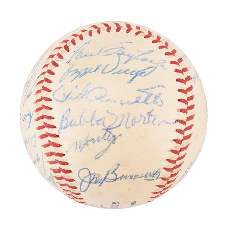 Lot #885 Detroit Tigers: 1961 Baseball - Image 5