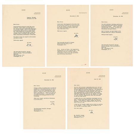 Lot #100 Dwight D. Eisenhower Letters - Image 1