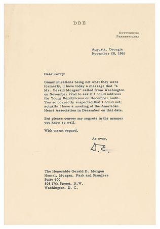 Lot #100 Dwight D. Eisenhower Letters - Image 2