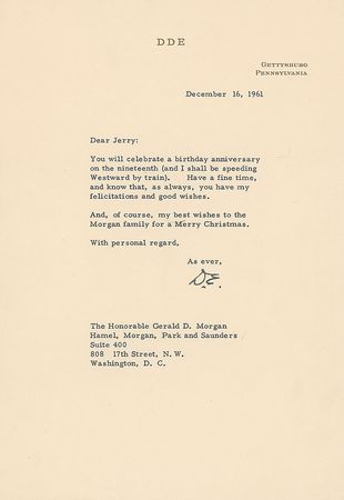 Lot #100 Dwight D. Eisenhower Letters - Image 4
