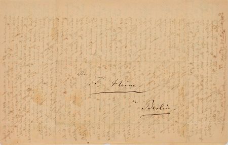 Lot #567 Richard Wagner: Dense Wagner letter from 1851, mentioning Liszt, Lohengrin, and Beethoven's symphonies - Image 4