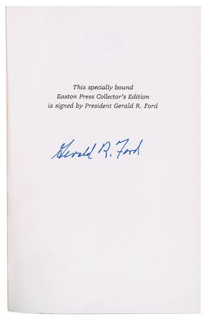 Lot #110 Gerald Ford - Image 1