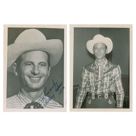 Lot #570 Cowboy Copas Signed Photographs - Image 1