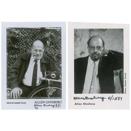 Lot #539 Allen Ginsberg Signed Photographs - Image 1