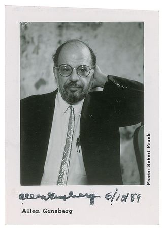 Lot #539 Allen Ginsberg Signed Photographs - Image 2