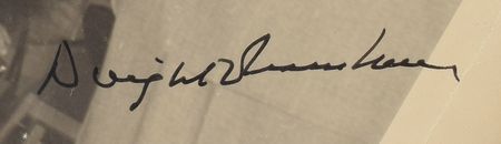 Lot #102 Dwight D. Eisenhower Signed Photograph - Image 2