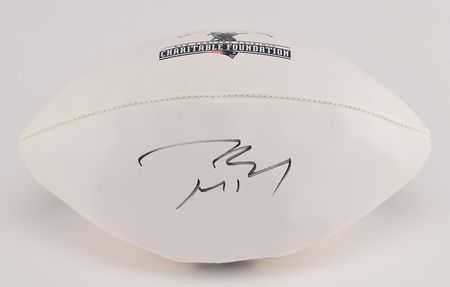 Lot #876 Tom Brady Football - Image 1