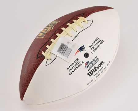 Lot #876 Tom Brady Football - Image 3
