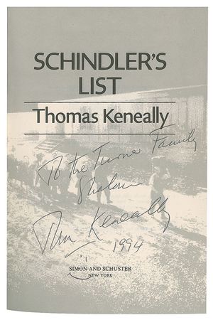 Lot #542 Thomas Keneally Book - Image 1