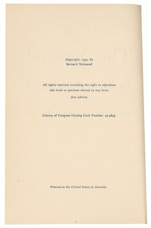 Lot #549 Bernard Malamud Book - Image 2