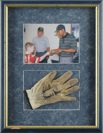 Lot #906 Tiger Woods and Mark O'Meara Glove - Image 1