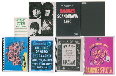 Lot #682 The Ramones Tour Itineraries - Image 1