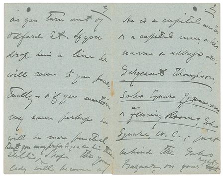 Lot #520 Henry James Handwritten Letter Signed - Image 2