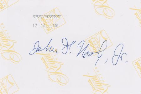 Lot #289 John Nash Signed Photograph - Image 2