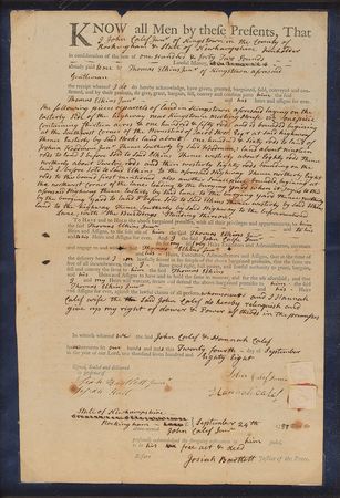 Lot #177 Josiah Bartlett Signed Document - Image 2