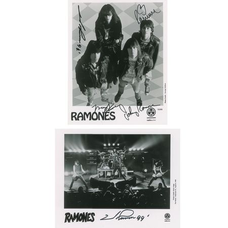 Lot #684 The Ramones Signed Photographs - Image 1