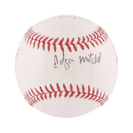 Lot #449 Edgar Mitchell Baseball - Image 1