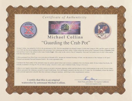 Lot #436 Michael Collins Watercolor - Image 2