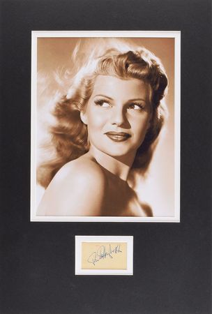 Lot #826 Rita Hayworth Signature - Image 2