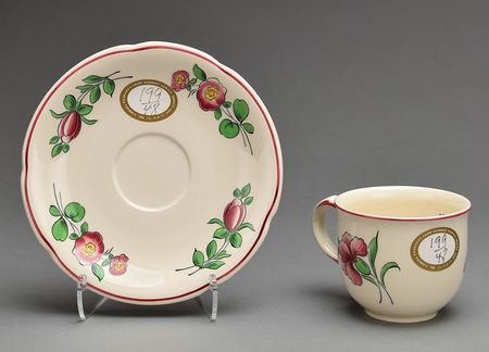 Lot #70 Kennedy China Teacup and Saucer China - Image 1
