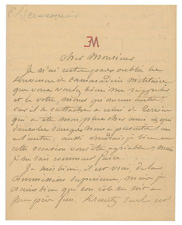 Lot #502 Ernest Meissonier - Image 1