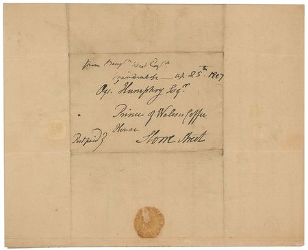 Lot #487 Benjamin West Handwritten Letter Signed - Image 3