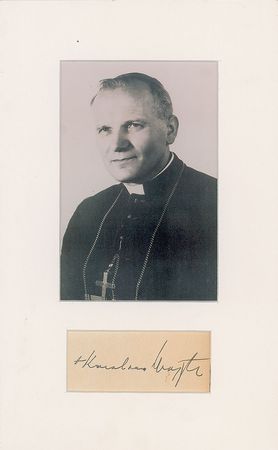 Lot #293 Pope John Paul II Signature - Image 1