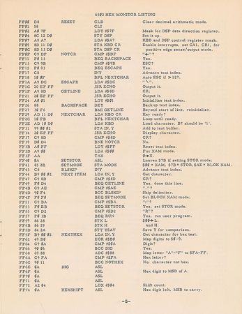 Lot #206 Apple-1 Computer Operation Manual: Extremely rare original Apple-1 Operation Manual from 1976 - Image 4