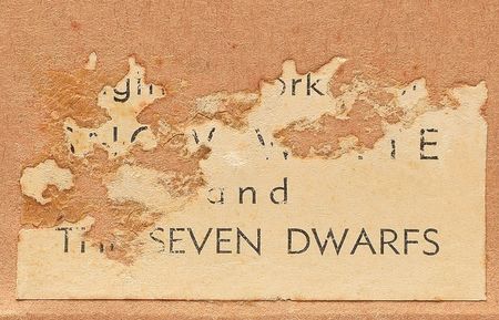 Lot #946 Grumpy production cel from Snow White and the Seven Dwarfs Production Cel - Image 4