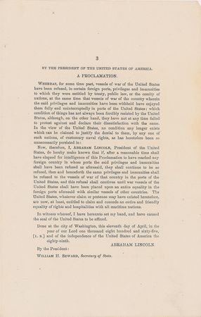 Lot #143 Abraham Lincoln Proclamation - Image 3