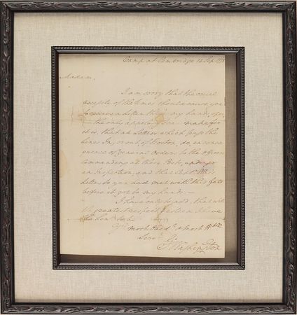 Lot #1 George Washington: In the heat of the 1775 siege of Boston, Washington sends apologies for postal censorship to Anna Maria Clifton - Image 2