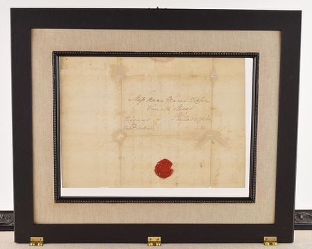 Lot #1 George Washington: In the heat of the 1775 siege of Boston, Washington sends apologies for postal censorship to Anna Maria Clifton - Image 5