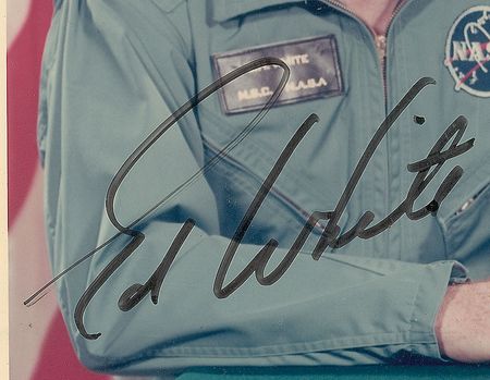 Lot #406 Apollo 1: Choice red-numbered NASA photo of Apollo 1, signed by the ill-fated crew - Image 2