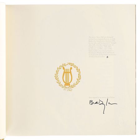 Lot #584 Bob Dylan: Deluxe edition of Bob Dylan's complete lyrics, limited to just 50 signed copies - Image 1