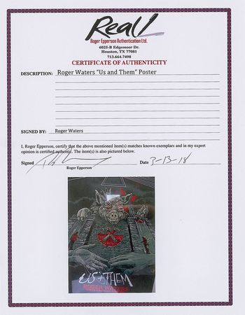 Lot #671 Pink Floyd: Roger Waters Print - Image 3