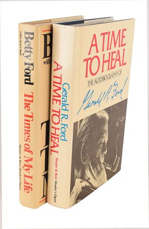 Lot #114 Gerald and Betty Ford Books - Image 1