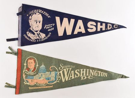 Lot #161 Franklin D. Roosevelt Inaugural Pennants - Image 2