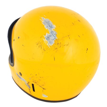 Lot #8110  Calgary 1988 Winter Olympics: Dudley Stokes’s Qualifier-Worn Jamaican Bobsled Helmet - Image 4