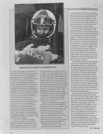 Lot #8110  Calgary 1988 Winter Olympics: Dudley Stokes’s Qualifier-Worn Jamaican Bobsled Helmet - Image 10