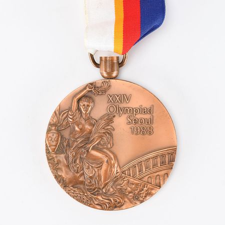 Lot #8112  Seoul 1988 Summer Olympics Bronze Winner’s Medal with Case - Image 1
