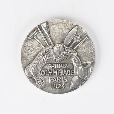 Lot #8025  Paris 1924 Summer Olympics Silver Winner's Medal - Image 2