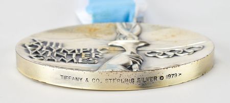 Lot #8092  Lake Placid 1980 Winter Olympics Set of Gold, Silver, and Bronze Winner?s Medals - Image 2