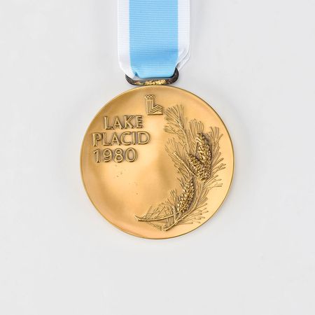 Lot #8092  Lake Placid 1980 Winter Olympics Set of Gold, Silver, and Bronze Winner?s Medals - Image 11