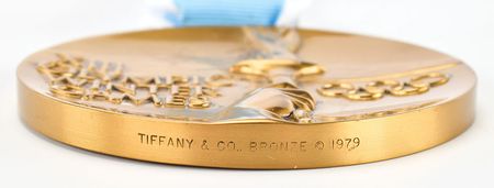 Lot #8092  Lake Placid 1980 Winter Olympics Set of Gold, Silver, and Bronze Winner?s Medals - Image 12
